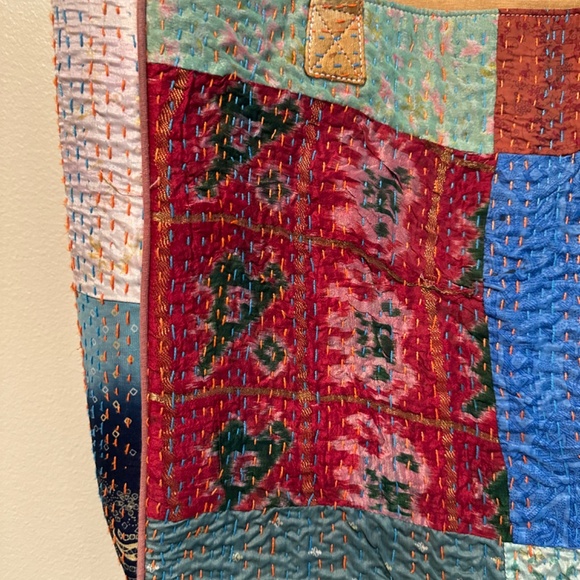 Kantha Patchwork boho tote - Picture 5 of 5